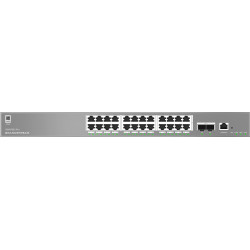 Grandstream GWN7803 Pro L2++ Managed switch, 24 portov, 2x SFP+, DHCP, QoS, VLAN, CLI