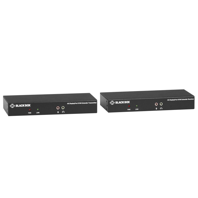 KVM Extender Kit cez CATx - 4K, DP, USB 2.0,audio