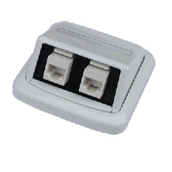 Dvojzásuvka ABB TANGO 2xRJ45 cat6 UTP biela