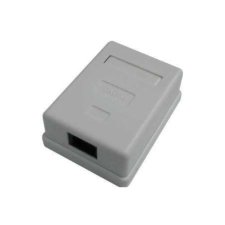 DATACOM Jednozásuvka nad omietku-1xRJ45, Cat5e UTP