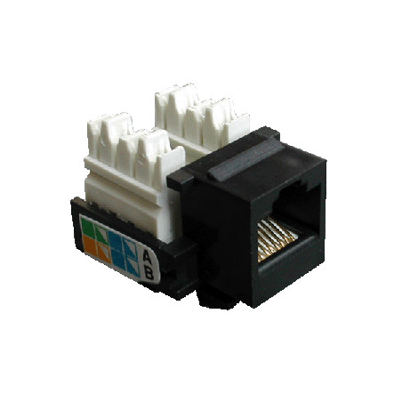 DATACOM Keystone cat5E black UTP