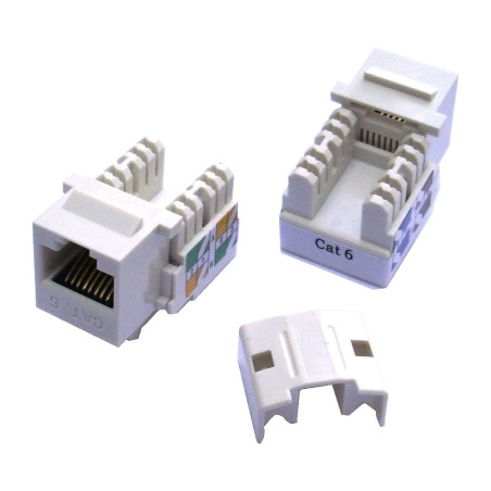 DATACOM Keystone cat6 white UTP