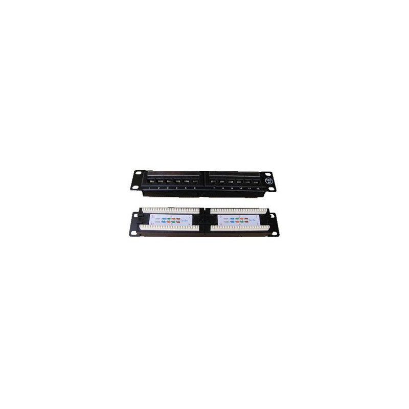 DATACOM Patch panel 10“ UTP cat5e 12portov