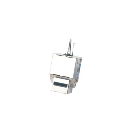 DATACOM Keystone cat5E silver STP dual-mini
