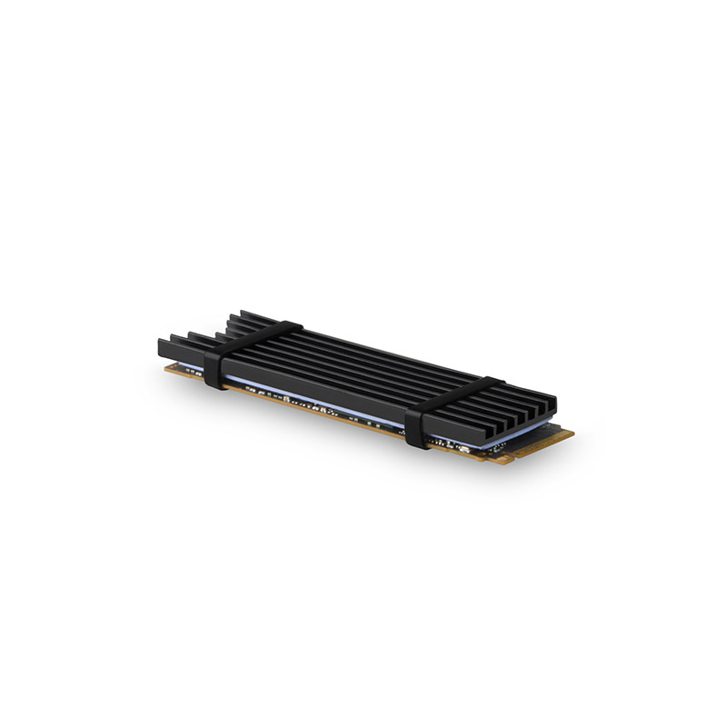 AXAGON CLR-M2L3, hliníkový pasívny chladič pre M.2 2280 SSD, výška 3 mm