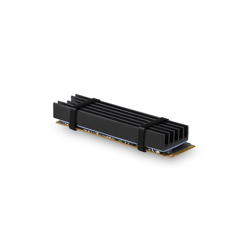 AXAGON CLR-M2L10, hliníkový pasívny chladič pre M.2 2280 SSD, výška 10 mm