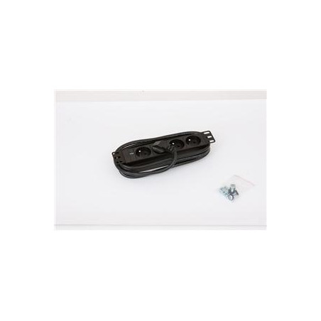 10'' 4xCZ zásuvka, kontrolka, 3x1.5mm-2m kábel
