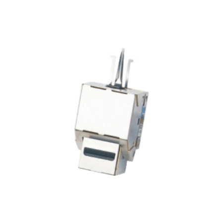 DATACOM Keystone CAT6 STP silver dual-mini