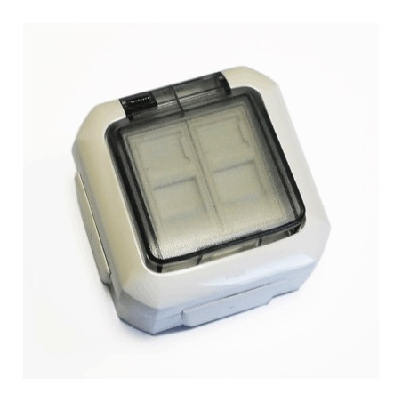 ABB Dátová zásuvka OUTDOOR IP54 UTP CAT5E 2xRJ45