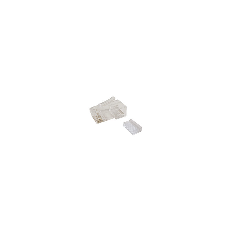 Konektor RJ45 CAT6 UTP 8p8c pre drôt, 100ks