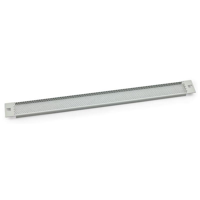 19' záslepka 1U plastový zámok, sito 75%-4mm