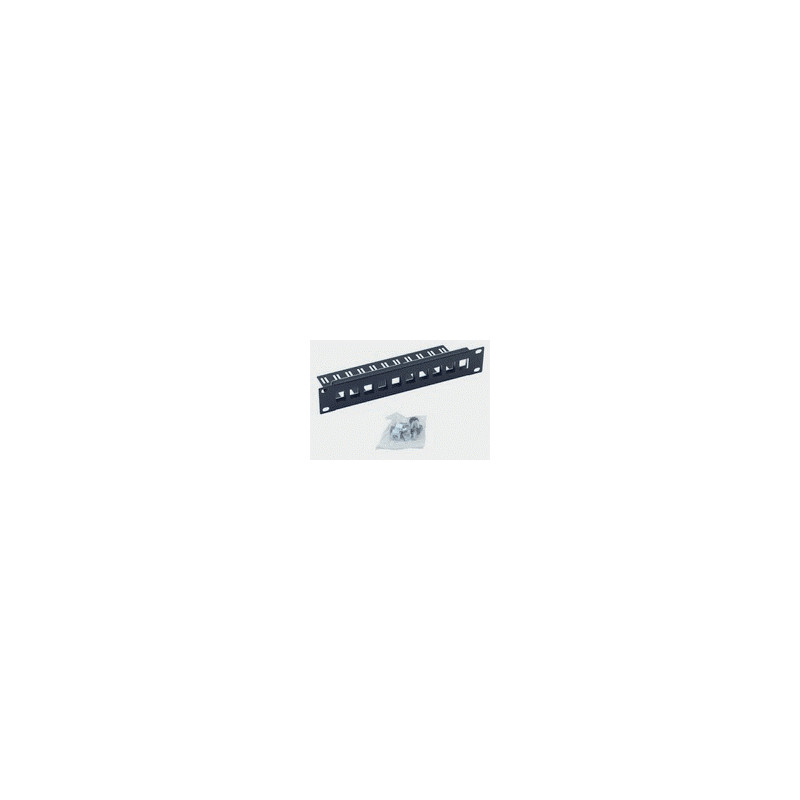 Patch panel 10'' 10portov MODULÁRNY 1U