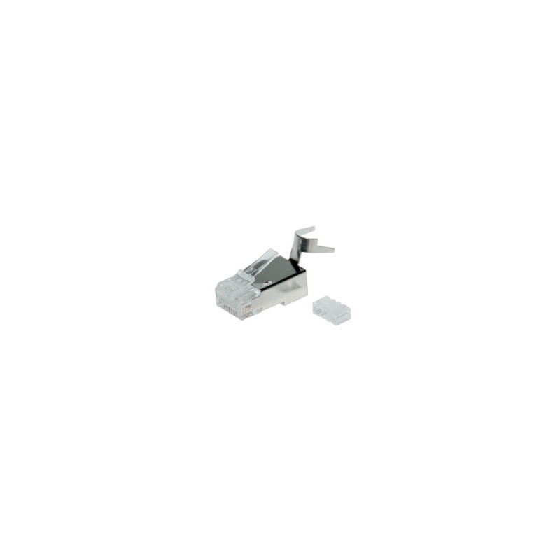 Konektor RJ45 CAT6A STP 8p8c tienený, drôt 20ks