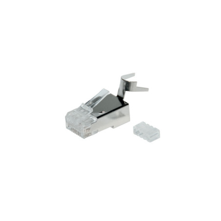 Konektor RJ45 CAT6A STP 8p8c tienený, drôt 20ks