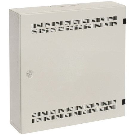 Rozvádzač SOHO nástenný LC-18 s lištami 2U, 4U a 11U, 550x550x150mm šedá RAL 7035