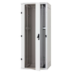 Stojan.rack rozoberateľný RZA 47U/600x1200 pred.i zad.dvere perforácia,čierny