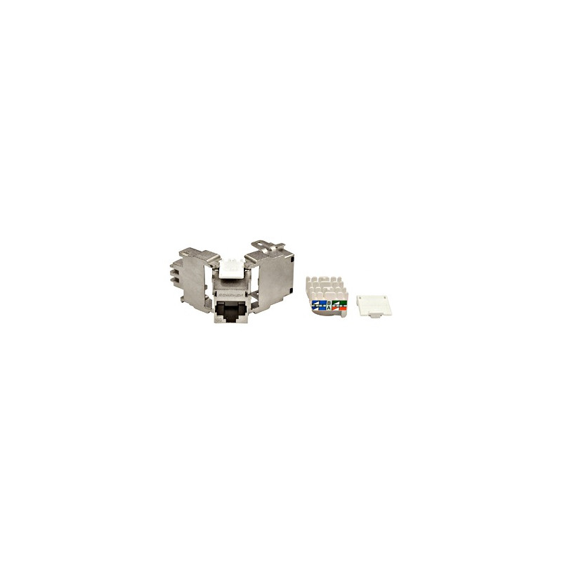Keystone modul RJ45 tienený, 10 Gb, trieda Ea, 4PPoE
