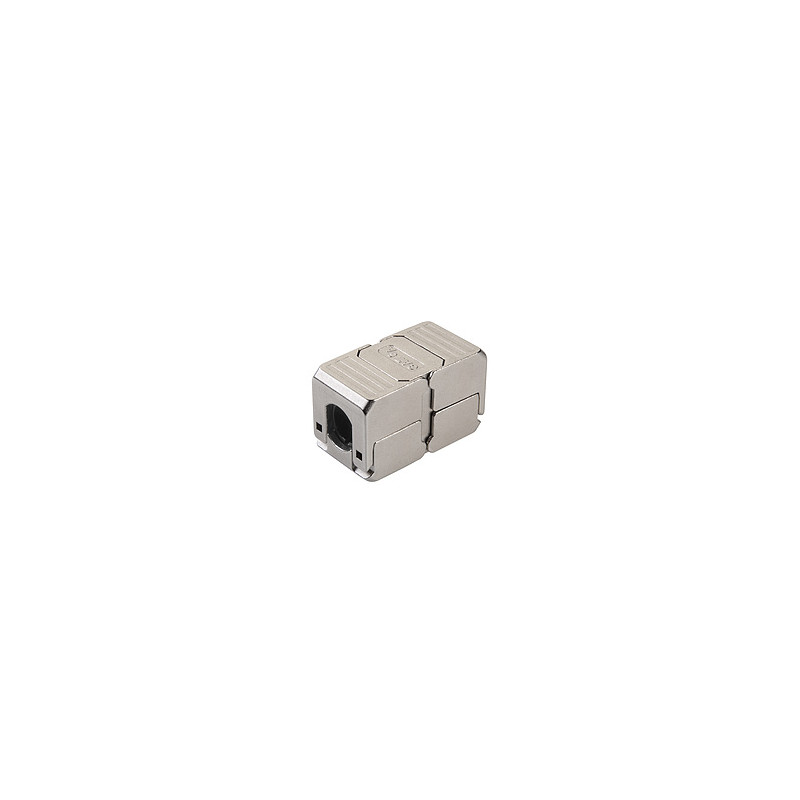 Samorezná spojka CAT6A STP SXSPJ-6A-STP-BK-SA