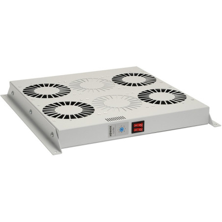 Ventilačná jednotka 4 vent., Termostat, do stropu aj dna VJ-R4, sivá