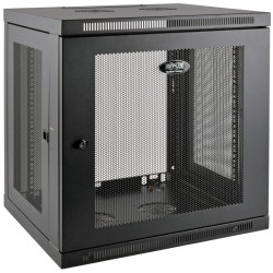 Skriňa SmartRack 12U, Mini Rack, Š - 600mm, Hl - 550mm, hĺbka pre prepínače, montáž na stenu