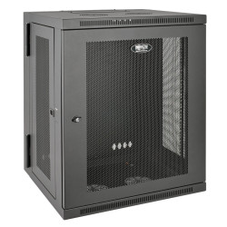 Skriňa SmartRack 15U, Š - 600mm, Hl - 550mm, hĺbka pre prepínače, montáž na stenu
