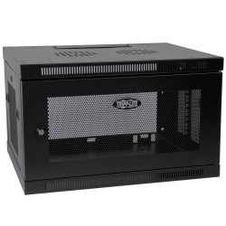 Skriňa SmartRack 6U, Mini Rack, Š - 600mm, Hl - 550mm, hĺbka pre prepínače, montáž na stenu