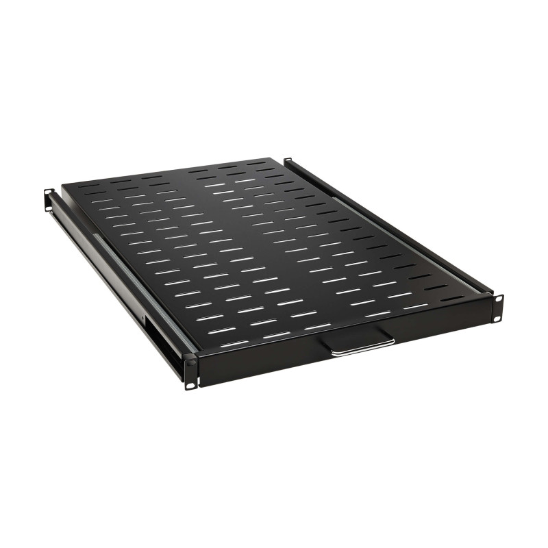 Polica posuvná SmartRack 1U, nosnosť 22.7kg, hĺbka 719mm, odvetrávaná