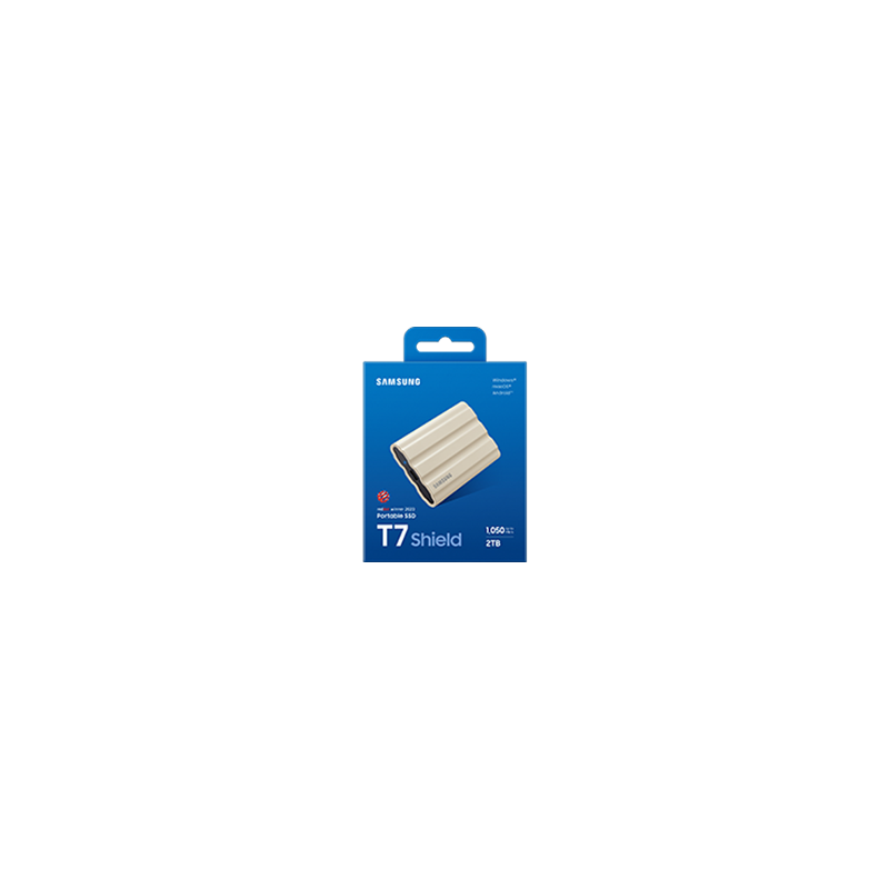 Samsung T7 Shield/2TB/SSD/Externý/2.5''/Béžová/3R