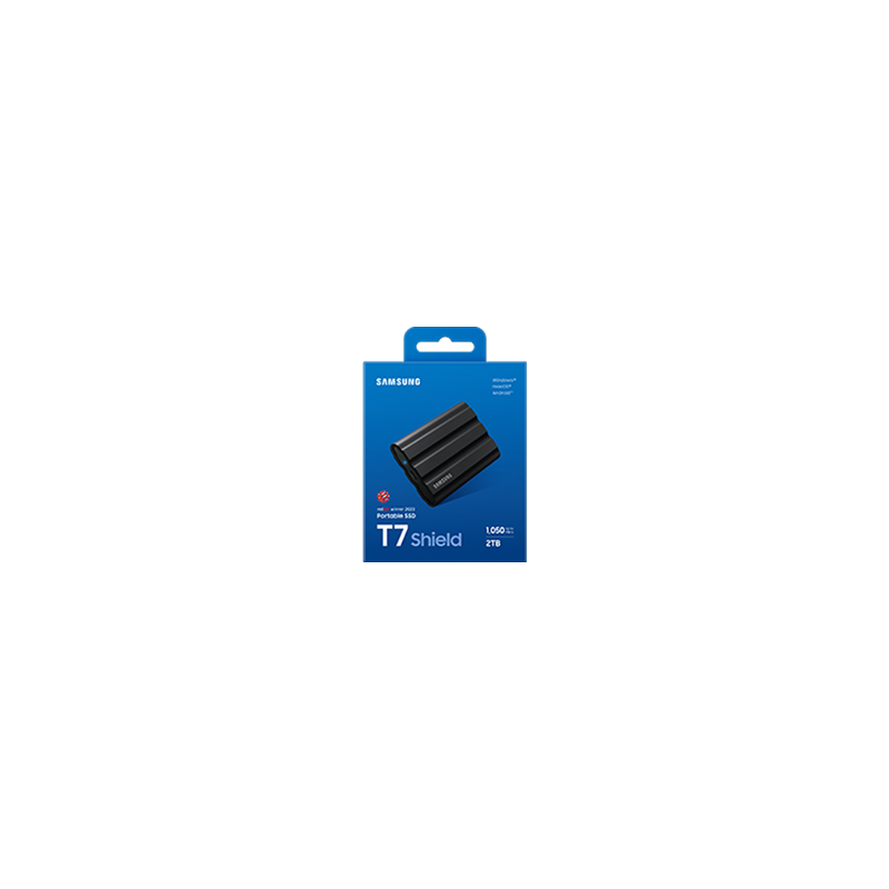Samsung T7 Shield/2TB/SSD/Externý/2.5''/Čierna/3R