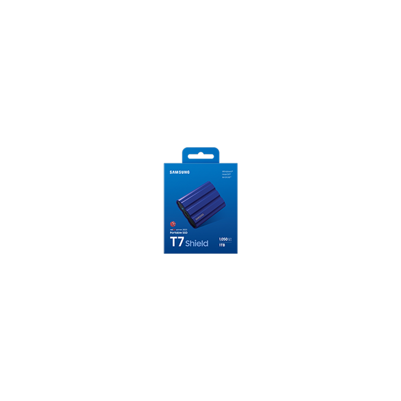Samsung T7 Shield/1TB/SSD/Externý/2.5''/Modrá/3R