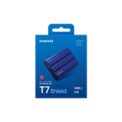 Samsung T7 Shield/2TB/SSD/Externý/2.5''/Modrá/3R
