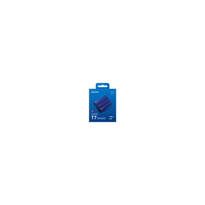 Samsung T7 Shield/2TB/SSD/Externý/2.5''/Modrá/3R