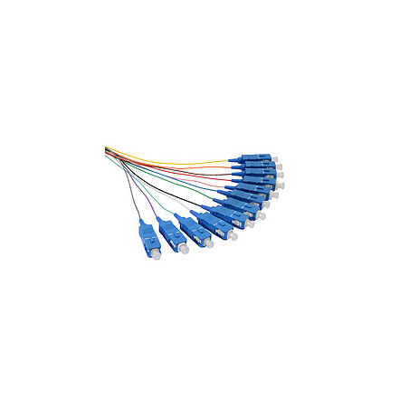 Pigtail 9/125 SCupc SM OS 1,5m, balenie 12ks farby