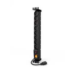 19'' napájací panel ACAR S8/3m 8x230V-3m IEC320 C14