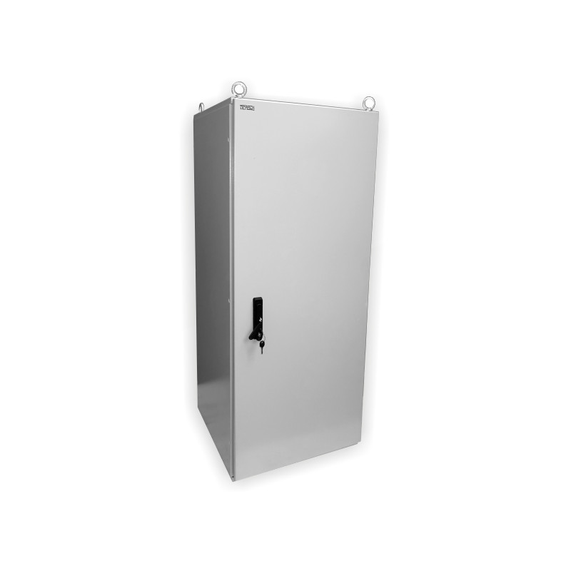 19'' vonkajší rozvádzač IP55 30U/600mm plech.dvere, 3-bod.zámok