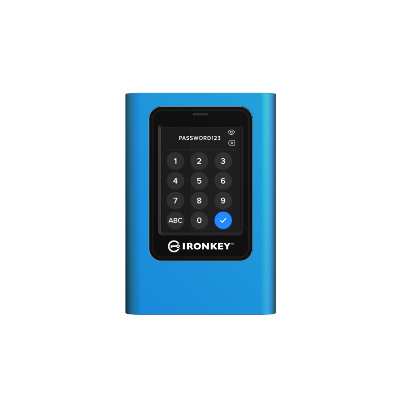 Kingston IronKey VP80/960 GB/SSD/Externý/2.5''/Modrá/3R