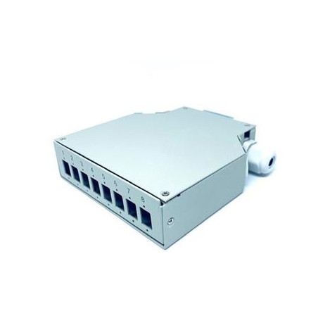 Optický box 8C na DIN lištu 8xSC Simplex
