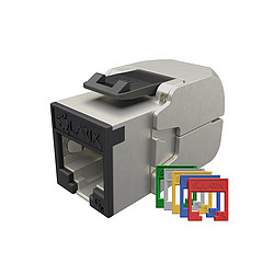 Samorezný keystone Solarix CAT6A STP SXKJ-10G-STP-RAL-SA,RAL FIT moduly,GROUND LOCK,Comp.level,4PPoE