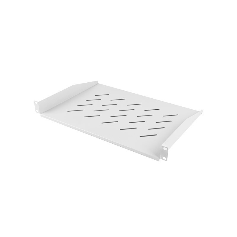 LANBERG 19'' PEVNÁ POLICA 1U/483X300MM MAX. NOSNOSŤ DO 25 KG ŠEDÁ
