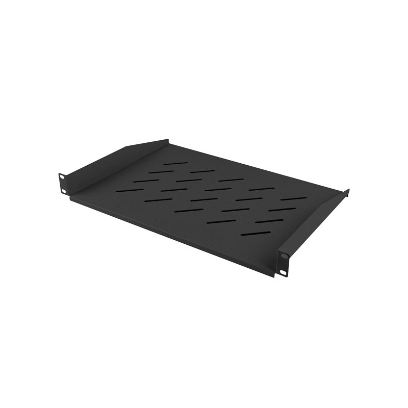 LANBERG 19'' PEVNÁ POLICA 1U/483X315MM MAX. NOSNOSŤ DO 25 KG ČIERNA