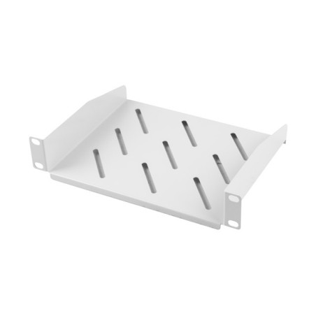 LANBERG 10'' PEVNÁ POLICA 1U/254X180MM MAX. NOSNOSŤ DO 20 KG ŠEDÁ