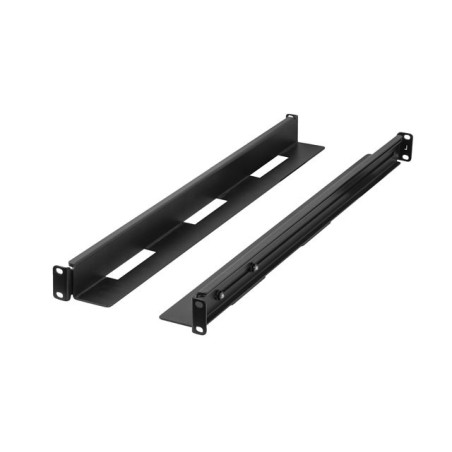 LANBERG SADA KOĽAJNÍC PRO MONTÁŽ DO RACKU 19'' POSUVNÁ 650-1090 MM ČIERNA