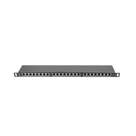 LANBERG PATCH PANEL 24 PORTOV 0,5U 19'' CAT.6 FTP TIENE ČIERNY