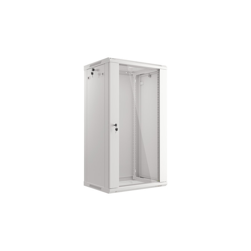 LANBERG 19'' RACKOVÁ SKRIŇA PRO MONTÁŽ NA STENU 22U/600X450 (FLAT PACK) ŠEDÁ V2