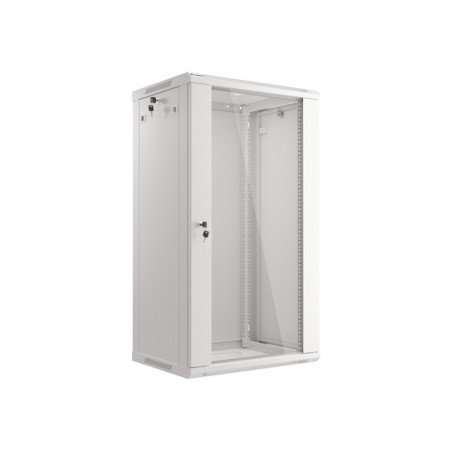 LANBERG 19'' RACKOVÁ SKRIŇA PRO MONTÁŽ NA STENU 22U/600X450 (FLAT PACK) ŠEDÁ V2