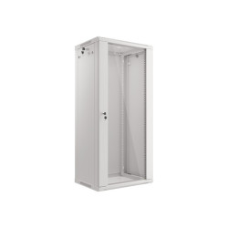 LANBERG RACKOVÁ SKRIŇA 19'' NÁSTENNÁ 27U/600X450 (FLAT PACK) ŠEDÁ V2