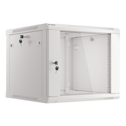 LANBERG RACKOVÁ SKRIŇA 19'' PRO MONTÁŽ NA STENU 9U/600X600 (FLAT PACK) V2 ŠEDÁ
