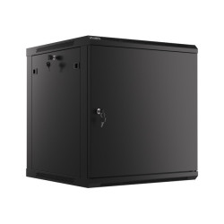 LANBERG RACKOVÁ SKRIŇA 19'' NÁSTENNÁ 12U/600X600 PRO VLASTNÚ MONTÁŽ S KOVOVÝMI DVERAMI ČIERNA