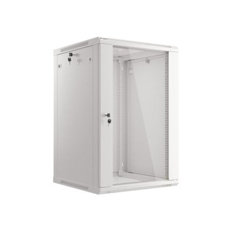 LANBERG 19'' RACKOVÁ SKRIŇA PRO MONTÁŽ NA STENU 18U/600X600 (FLAT PACK) ŠEDÁ V2