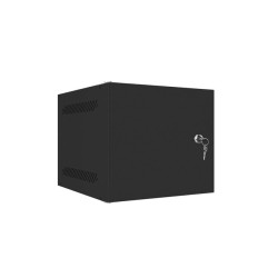 LANBERG RACKOVÁ SKRIŇA 10'' NÁSTENNÁ 4U/280X310 PRO VLASTNÚ MONTÁŽ S KOVOVÝMI DVERAMI ČIERNA-FLAT PACK